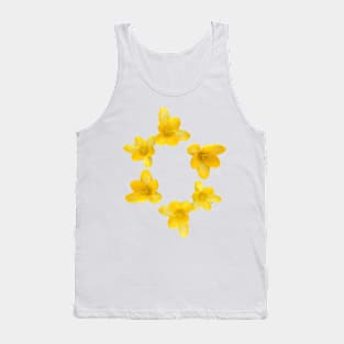 Yellow Crocus Ring Tank Top